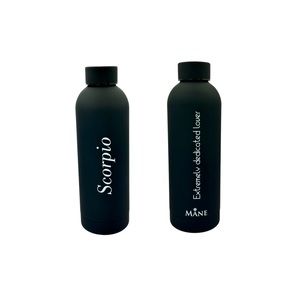 Sustainable eco-friendly StarSign thermos bottles. Hot and/or cold for 22hrs.